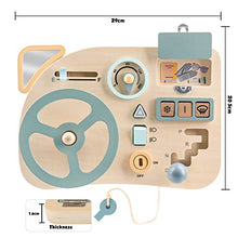Carica l&#39;immagine nel visualizzatore di Gallery, Vanplay Giochi Montessori Busy Board Volante Giocattolo Pannello Sensoriale Bambini Montessori Educativi Giochi in Legno per Bambini 1 2 3 4 Anni