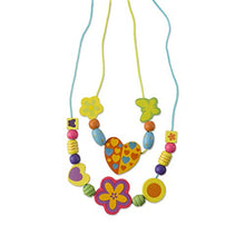 Carica l&#39;immagine nel visualizzatore di Gallery, Melissa and Doug Kit creativi in legno Set Wooden Bead Bouquet, multicolore - Ilgrandebazar