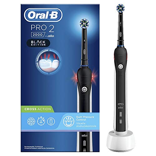 Oral-B Pro 2 2000 Spazzolino Elettrico Ricaricabile, 1 con...