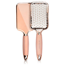 Carica l&#39;immagine nel visualizzatore di Gallery, Navaris spazzola piatta per capelli - effetto Oro Rosa - Bianco - Ilgrandebazar
