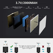 Carica l&#39;immagine nel visualizzatore di Gallery, Neewer Luce LED Tascabile SL128-A 128 Bulbi SMD Dimmerabile 2800-7400K...