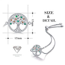 Carica l&#39;immagine nel visualizzatore di Gallery, MEGA CREATIVE JEWELRY Bracciali de Donna Albero Della Vita in Argento - Ilgrandebazar
