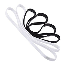 Carica l&#39;immagine nel visualizzatore di Gallery, Sumind 4 Pezzi Spessa Non-Scivolo Elastici Sport Fasce di Calcio Capelli...