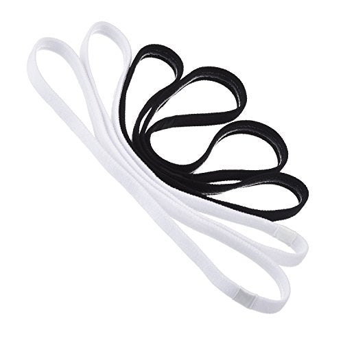 Sumind 4 Pezzi Spessa Non-Scivolo Elastici Sport Fasce di Calcio Capelli...