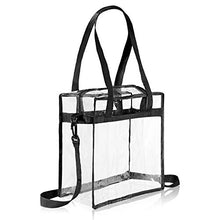 Carica l'immagine nel visualizzatore di Gallery, Eono by Amazon - Borsa Tote Trasparente Omologata per lo Stadio,