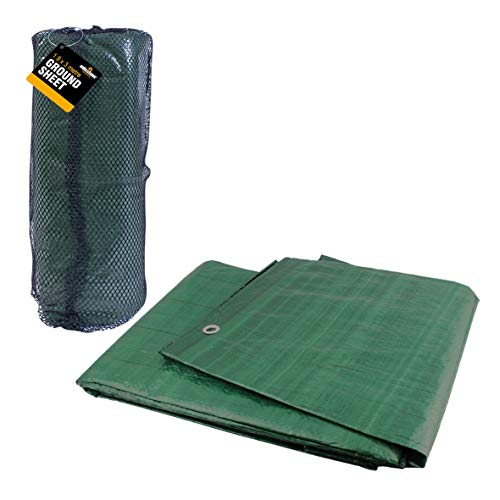 Milestone - Telo da Campeggio, Colore Verde, 2x3 m