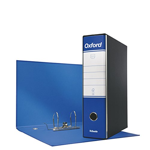 ESSELTE G85 OXFORD Registratore - f.to protocollo dorso 8 cm Dorso 8 cm, Blu - Ilgrandebazar