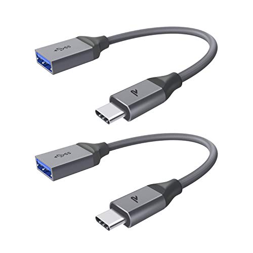 RAMPOW Adattatore USB C 3.0 [OTG - 2 Pezzi] Cavo Tipo C a A,...