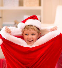 Carica l&#39;immagine nel visualizzatore di Gallery, Jonami Sacco Babbo Natale per Regali di Babbo Natale, Sacco Natalizio per Doni,Tradizionale in Rosso e Bianco (70 x 110 cm)