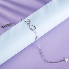 Carica l&#39;immagine nel visualizzatore di Gallery, Billie Bijoux 925 Argento Sterling Braccialetto con zircone in per Donna,... - Ilgrandebazar