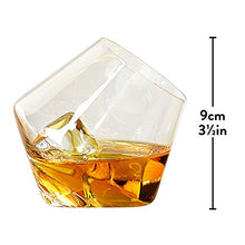 Carica l&#39;immagine nel visualizzatore di Gallery, Gentlemen&#39; s Hardware Dondolo Bicchieri da Whisky, Argento, Set di 2