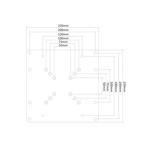 PureMounts ADAPT-A VESA Piastra adattatore universale 50x50 - 200x200