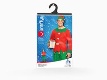 Carica l&#39;immagine nel visualizzatore di Gallery, Smiffys Costume da Elfo, Rosso e Verde, con Top, Pantaloni e Cappello - Ilgrandebazar