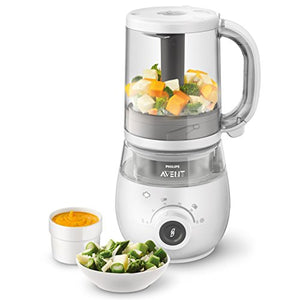 Philips Avent SCF883/01 EasyPappa Plus 4 in 1 Cuocipappa Multifunzione,...