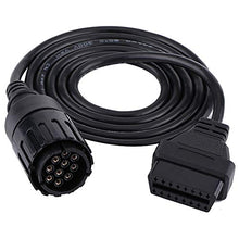Carica l&#39;immagine nel visualizzatore di Gallery, Delaman 10 Pin a 16 Adattatore OBD2 connettore del cavo, cavo... - Ilgrandebazar