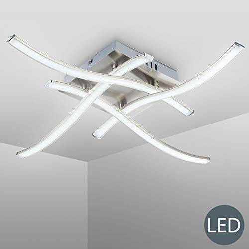 Plafoniera LED da soffitto, lampada moderna con bracci luminosi per...