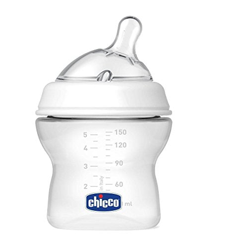Chicco Natural Feeling Bottiglia Flusso Normale con tetarella inclinata, 0M... - Ilgrandebazar