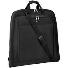 Carica l'immagine nel visualizzatore di Gallery, AmazonBasics - Borsa porta abiti Premium XL, Nero, 1,14 m 1.14m, Nero