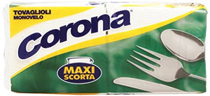 Corona Tovaglioli Monovelo Maxi Scorta - 1 Pacco - Ilgrandebazar