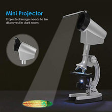 Carica l&#39;immagine nel visualizzatore di Gallery, TELMU Microscopio per studenti 300X-600X-1200X Magnifications Microscopio...