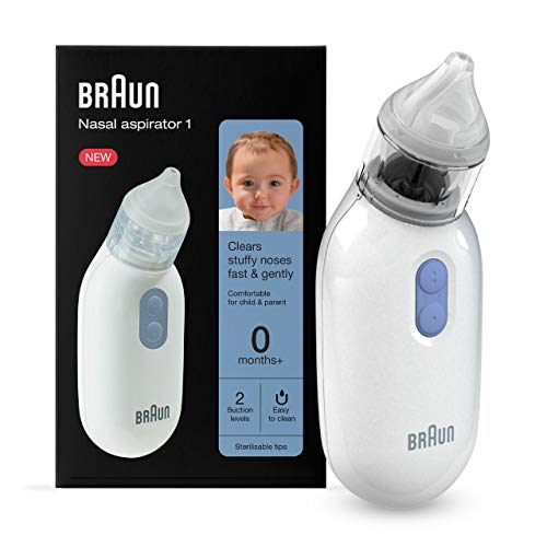 Braun BNA100EU Aspiratore nasale 1 per tutte le età da 0+, Due impostazioni... - Ilgrandebazar