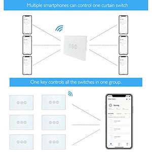 LoraTap Interruttore WiFi per Tenda, Tattile Controllo APP o...