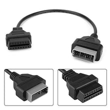 Carica l&#39;immagine nel visualizzatore di Gallery, BestCool - Cavo Adattatore diagnostico per Auto, 14 Pin, OBD1 a OBD2 16 Pin,...