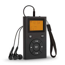 Carica l&#39;immagine nel visualizzatore di Gallery, Radio DAB/DAB+ e FM Portatile Ricaricabile con Cuffie, Radiolina Portatile...