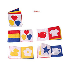 Carica l&#39;immagine nel visualizzatore di Gallery, Cisixin Libri di Stoffa Composto da per Lo Sviluppo Intellettivo del Bambino...
