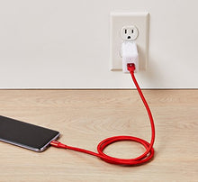 Carica l'immagine nel visualizzatore di Gallery, AmazonBasics - Cavo da USB C a di tipo A 3.1 gen 2, in nylon 0,9 m, Rosso - Ilgrandebazar