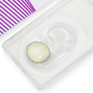 GLAMLENS Lenti a contatto colorate verdi Mirel Green - mensili - con porta...