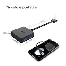 Carica l'immagine nel visualizzatore di Gallery, ICZI Hub USB 3.0, 4 Porte Ultra Mini 3.0 per Trasmissione Dati Alta...
