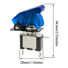 Carica l'immagine nel visualizzatore di Gallery, WGCD - Set di 6 interruttori a levetta per auto a LED, 12 V, 20 A, colore:...