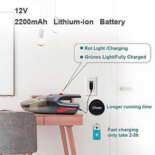 Carica l&#39;immagine nel visualizzatore di Gallery, Aspirabriciole, Aspirabriciole Senza Fili Potente 120W, 4500PA Umido e Secco...