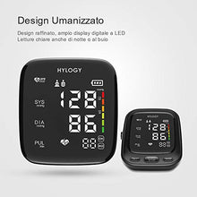 Carica l&#39;immagine nel visualizzatore di Gallery, HYLOGY Misuratore di Pressione da Braccio, Digitale Automatica...