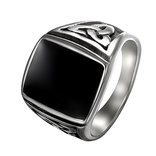 Flongo Anello di Fidanzamento da Uomo, Grande Tenuta con Pietra... - Ilgrandebazar