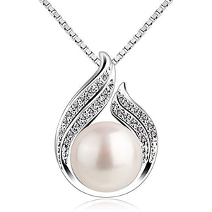B.Catcher collana e ciondolo abbraccio con perla argento s925“Hug with... - Ilgrandebazar