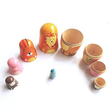 Carica l&#39;immagine nel visualizzatore di Gallery, ZHUOTOP Cute Animal Nesting Babushka Russian Doll Matryoshka Hand Paint... - Ilgrandebazar