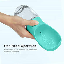 Carica l'immagine nel visualizzatore di Gallery, COTOP Bottiglia per Cani Portatile, Dispenser Acqua Pet 350ml, Verde