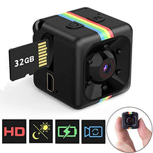 Carica l&#39;immagine nel visualizzatore di Gallery, Mini Telecamera Spia Nascosta con Micro sd 32GB, Full HD 1080P Microcamera...