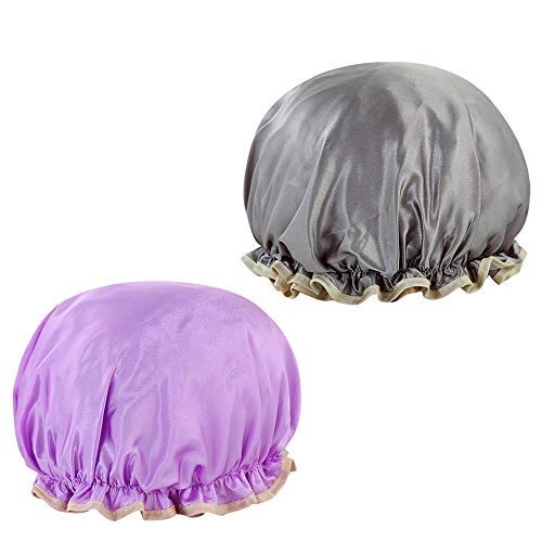 YOFASEN 2 Pezzi Cuffia Doccia - Riutilizzabile Cappello da Bagno Doccia... - Ilgrandebazar