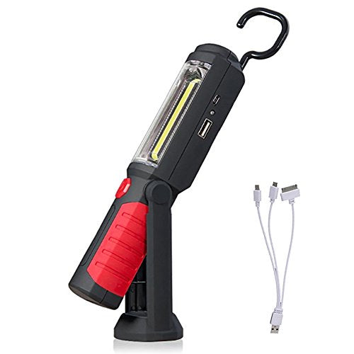 LIVEHITOP Magnetico Torcia Lampade di Ispezione, Ricaricabile COB + LED Luce... - Ilgrandebazar