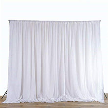 Carica l&#39;immagine nel visualizzatore di Gallery, Maestro sfondo di nozze seta decorazione bianca 20ft*10ft