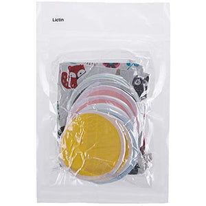 Coppette Assorbilatte Lavabili YAPKOLV - 12 Pezzi In Bambù, Anti-Fuoriuscita, Per Allattamento - Foto 5