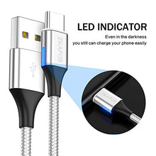 Carica l&#39;immagine nel visualizzatore di Gallery, ZKAPOR Magnetico Cavo USB [2Pezzi, 1m] Connettore USB-C