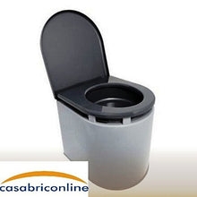 Carica l'immagine nel visualizzatore di Gallery, Giganplast WC Chimico Camper, 41x36x38 cm, 12 litri, portata 120 kg, Grigio