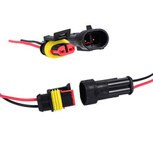 Carica l&#39;immagine nel visualizzatore di Gallery, Satinior 10 Kit 2 Pin Connettore Elettrico Impermeabile Auto Electrical...