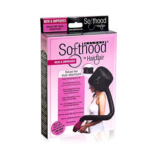 Hair Flair Softhood - cuffia gonfiabile per asciugacapelli - nero - Ilgrandebazar