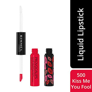 Rimmel London Tinta Labbra Provocalips, Rossetto Lunga 500 Kiss Me You Fool - Ilgrandebazar