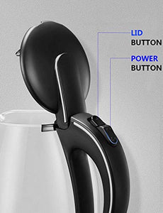Bollitore Acqua Elettrico, KIKET in Vetro con...